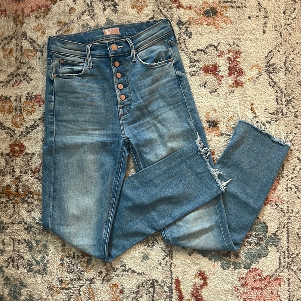 Mother Pixie Dazzler Ankle Fray
